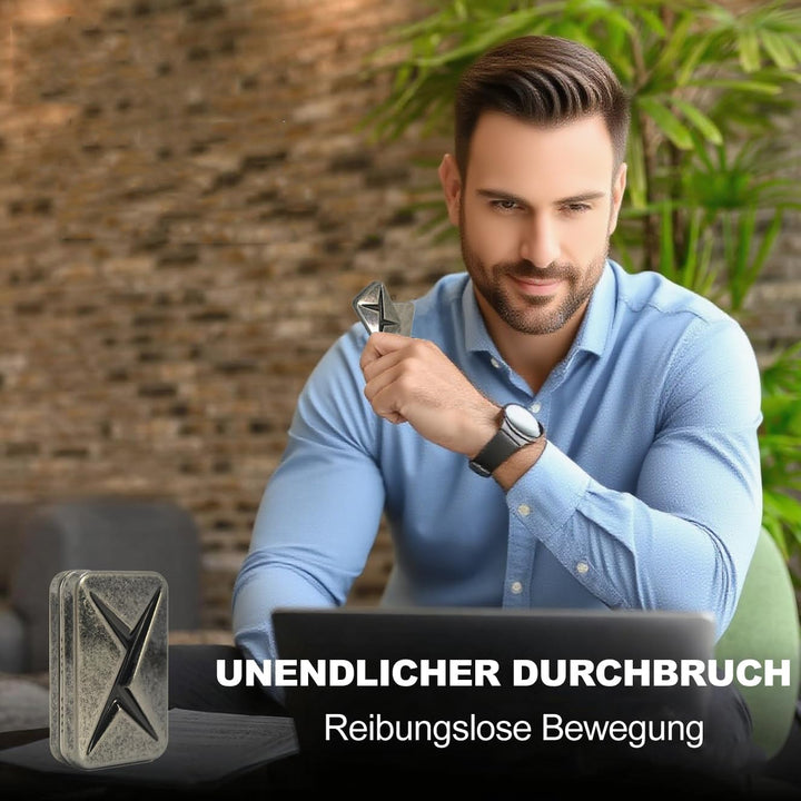 Vitoki Metall-Fidget-Slider für Erwachsene, magnetisches Fidget-Spielzeug mit All-Slide zur Linderun