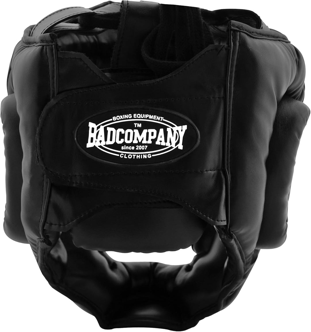 Bad Company Full Face Kopfschutz I Helm mit transparentem Visier I Gr. S - XL 54 - 55 cm Kopfumfang