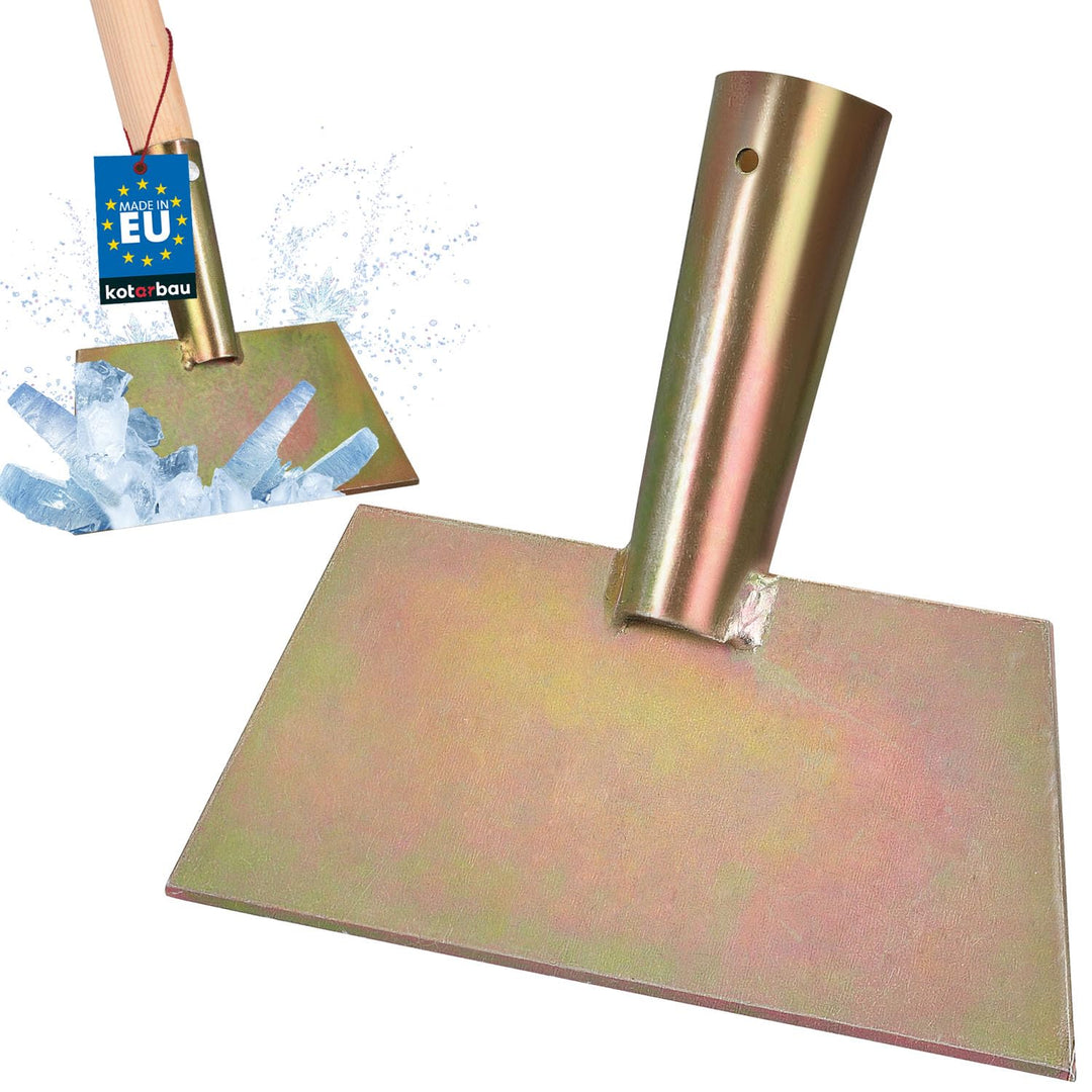 KOTARBAU® Eisschaber 170 x 150 mm Eisstösser aus Verzinkter StahlEeisscharre Eishacker Eisstösser Ga