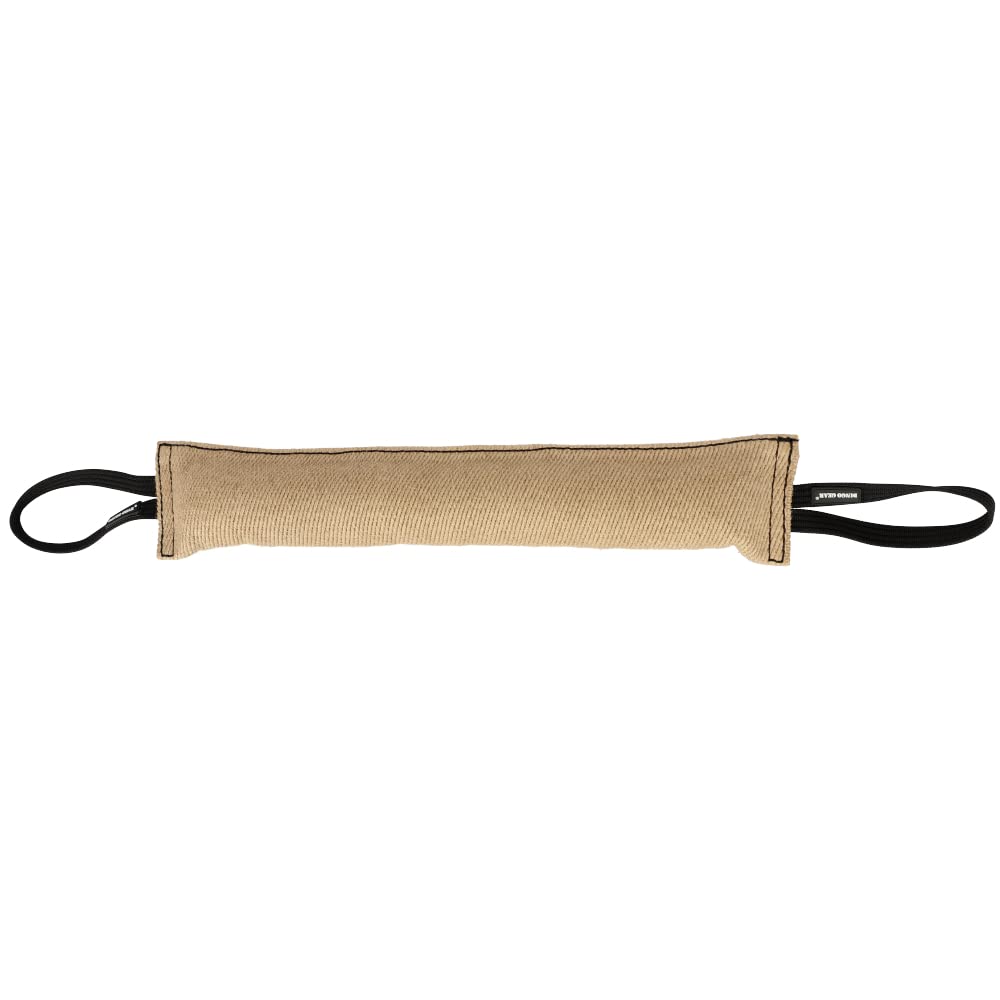 Dingo Gear Beisswurst aus Jute mit Zwei Halter 60 cm x 8 cm K9 IGP IPO Training Hundespielzeug S0015