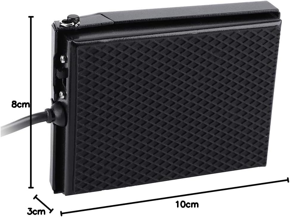 Sustain-Pedal für Keyboard, WTB004 Universelles Klavierpedal Geräuscharmes Halbpiedal Pianoaccessoir