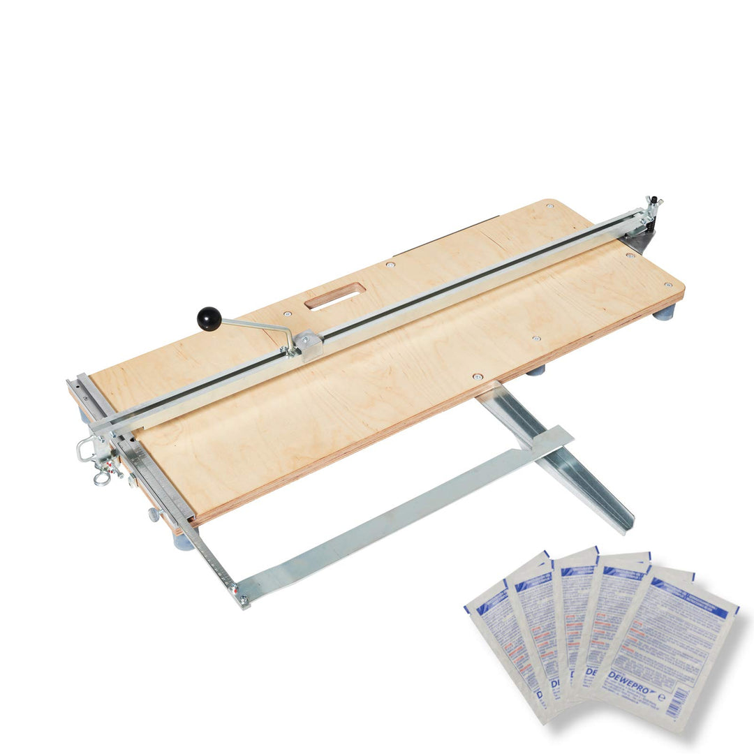 HUFA®-Schneidhexe Diagonal Fliesenschneider 1400mm c-AL Premium inkl. 5 St. DEWEPRO SingleScrubs, Di