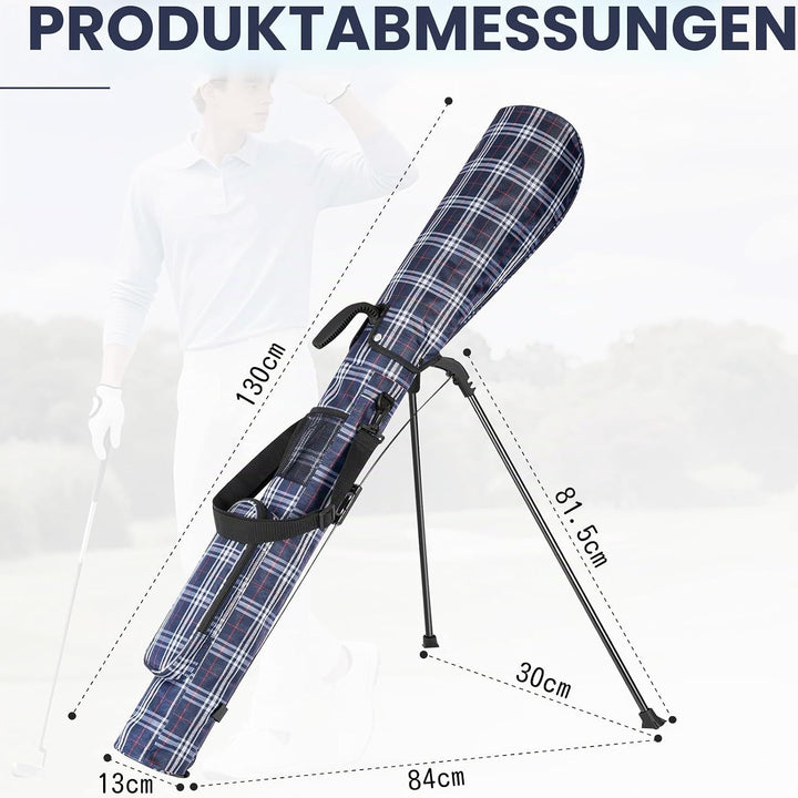 OUUTMEE Kleine Golftasche, Schlägerkoffer, Golf-Selbstständer, Schlägerkoffer und grosse Tasche, Ult