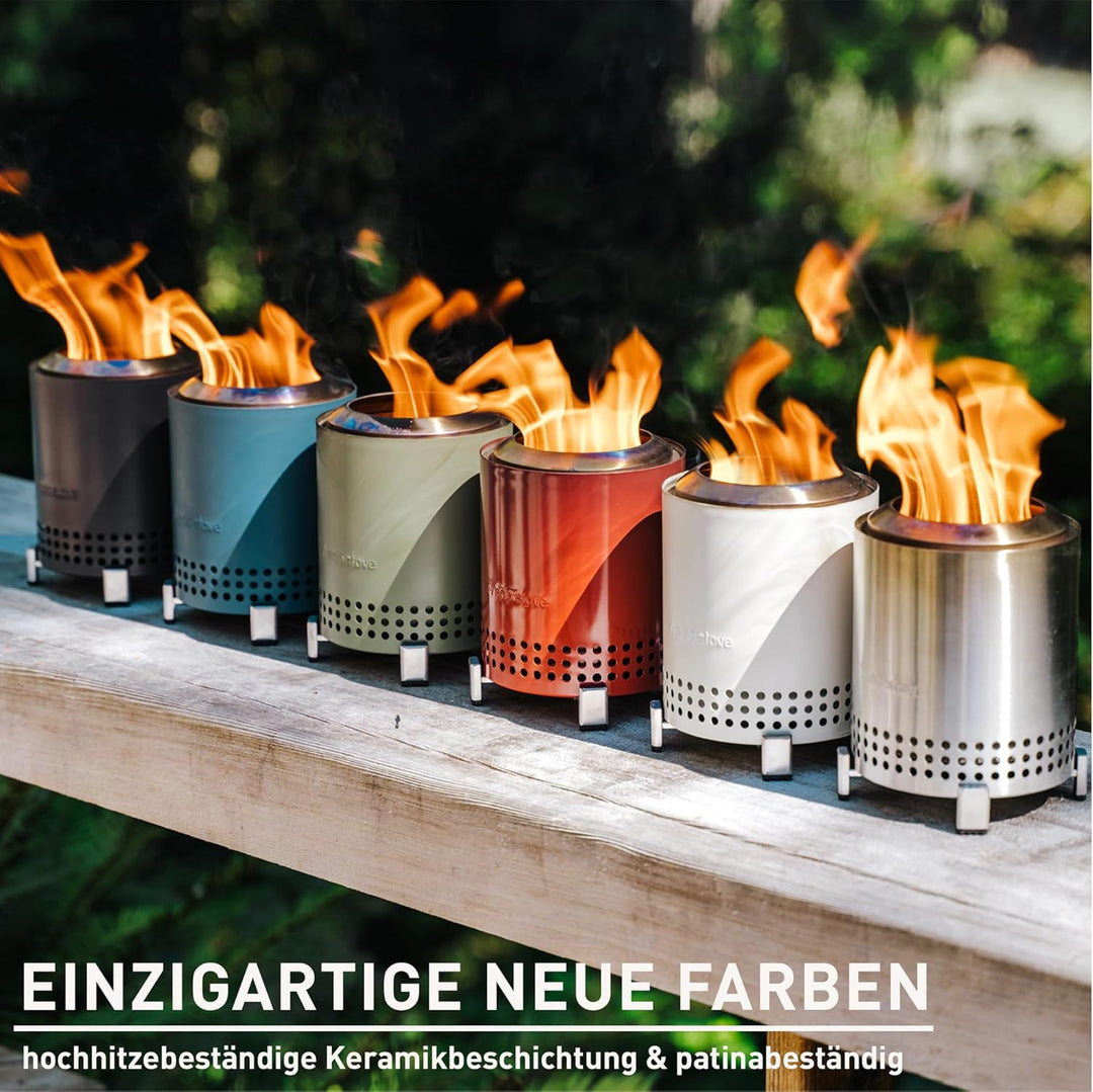 Solo Stove Mesa Tischfeuer Outdoor | Raucharmer Mini Tischkamin, Deko für Garten, Terrasse und Balko