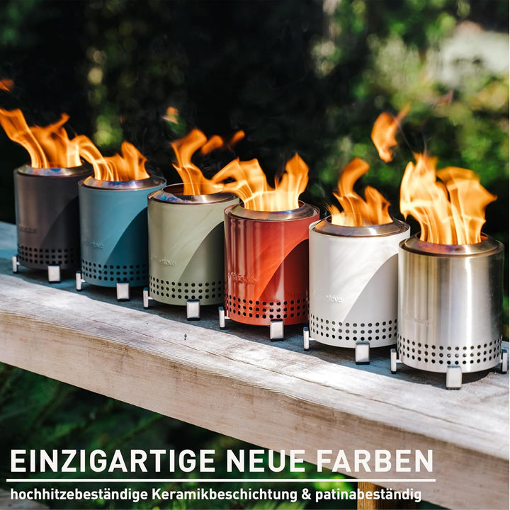 Solo Stove Mesa Tischfeuer Outdoor | Raucharmer Mini Tischkamin, Deko für Garten, Terrasse und Balko