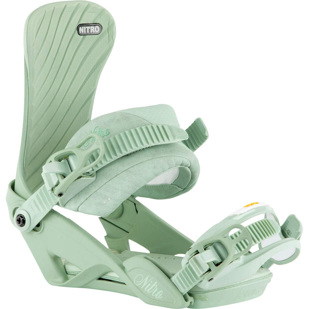 Nitro Snowboards Damen IVY '22 All Mountain Freestyle Freeride Bindung Snowboardbindung ICICLE, ICIC