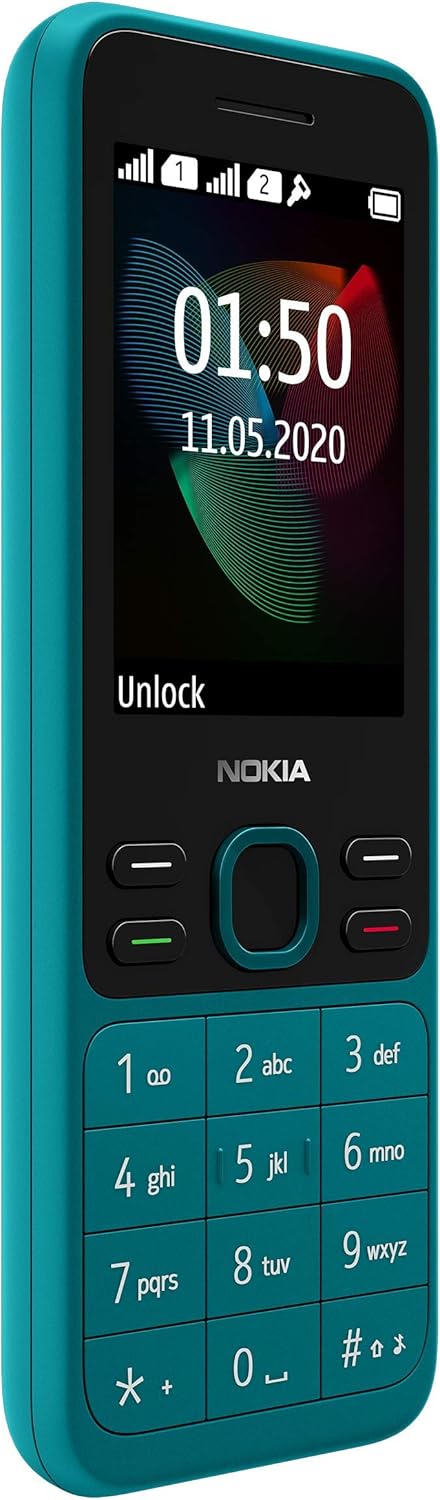 Nokia 150 Version 2020 Feature Phone (2,4 Zoll, 4 MB interner Speicher (erweiterbar auf bis zu 32 GB