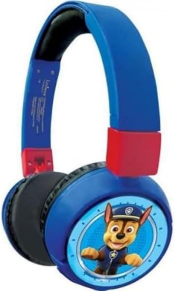 Lexibook HPBT010PA Chase,Marcus Paw Patrol 2-in-1-Bluetooth-Kopfhörer für Kinder-Stereo Wireless Wir