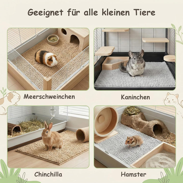 Pipipads Meerschweinchen 2 teilig C&C 1x2 Gitterkäfige Meerschweinchen Unterlage Decke Hamster Kanin