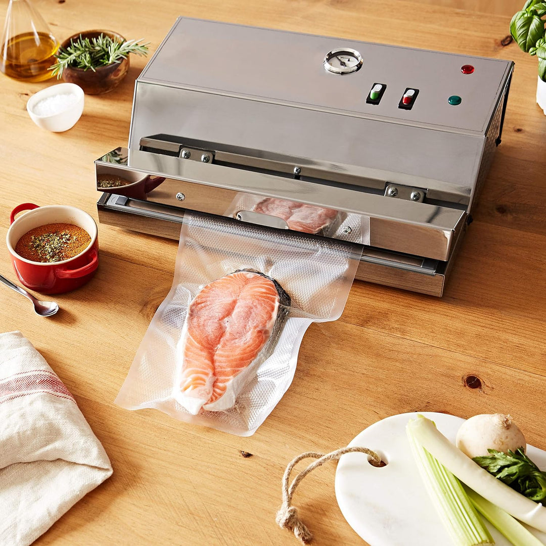 reber-9709 in Gerät zu Verpackung Vakuum Automatische ECOPRO 30, 850mb 18 L/min Edelstahl 200 Watt g