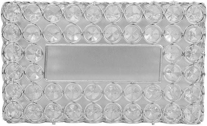 Dekorative Kristall Tissue Box, Rechteckige Tisch Taschentuchhalter Abdeckung Komestikbox Taschentuc