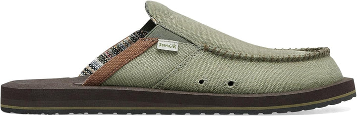Sanuk Herren You Got My Back St Hanf Slipper 42 EU Armee, 42 EU Armee