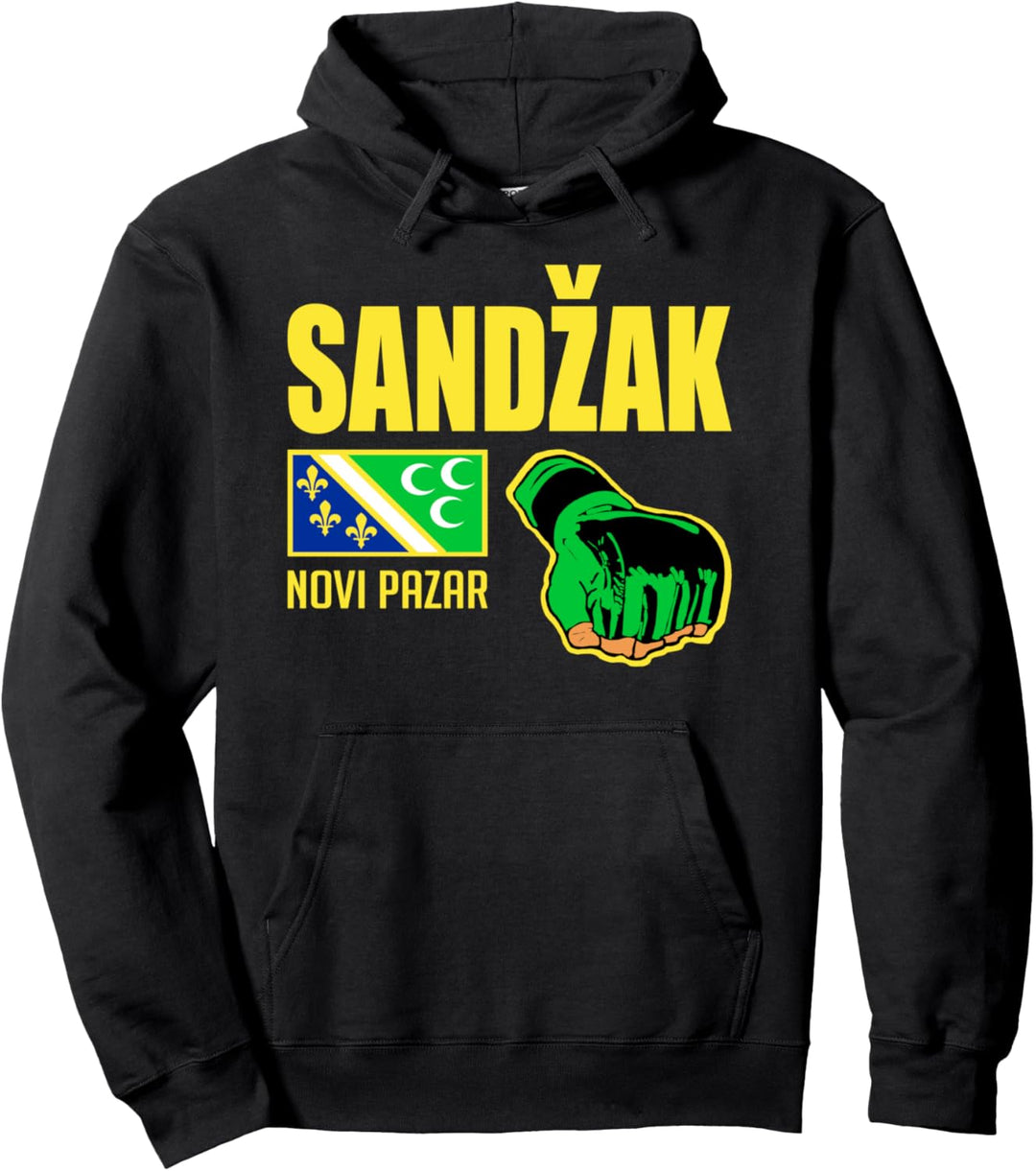 Sandzak Flagge, Novi Pazar Sandzak, Proud Sandzak, Sandzak Pullover Hoodie