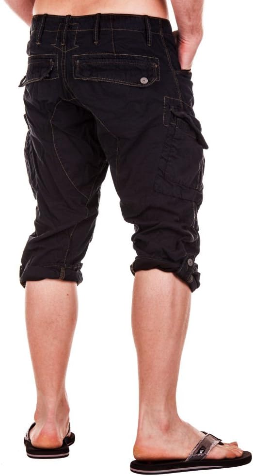 Jet Lag Herren Cargo Shorts Rio de Janeiro SDU Black W40