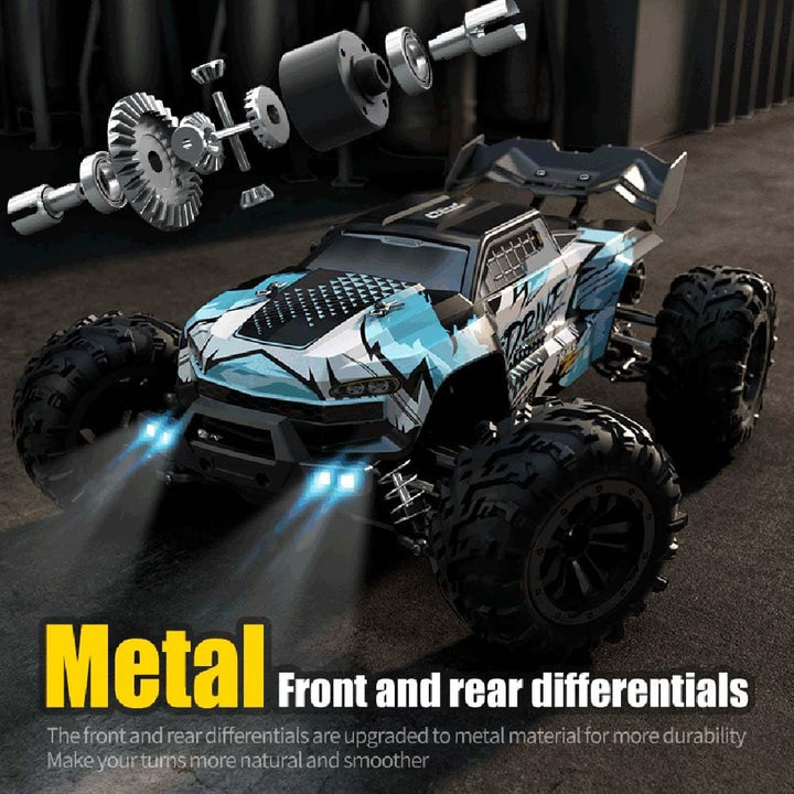 X-Verse 16102PRO Ferngesteuertes Auto mit Bürstenloser Motor, 1:16 4WD RC Auto Geländewagen Offroad,