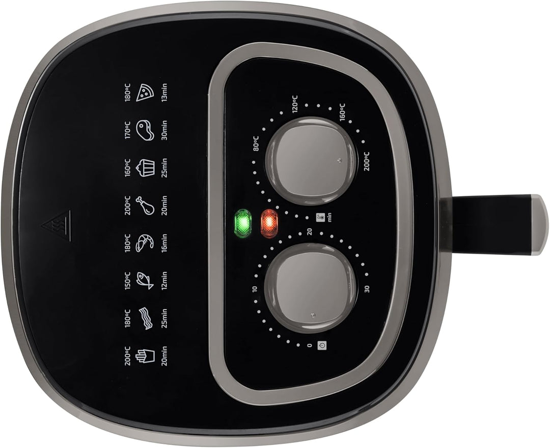 Ufesa Panther, Heissluftfritteuse mit 3,5 l, 8 Programmen, 1200 W, Timer, Temperatur 80ºC - 200ºC, o