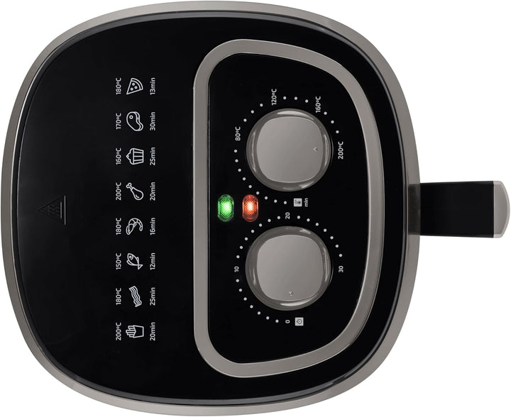 Ufesa Panther, Heissluftfritteuse mit 3,5 l, 8 Programmen, 1200 W, Timer, Temperatur 80ºC - 200ºC, o