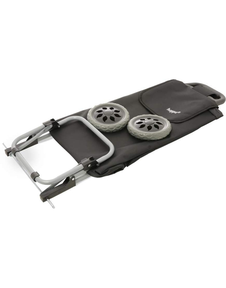 Hoppa leichter Einkaufsroller/Trolley, strapazierfähig, Räder, Lieferung erfolgt zerlegt, schwarz/ma