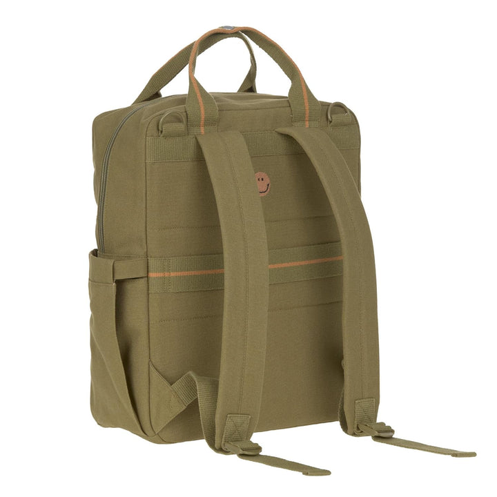 LÄSSIG Baby Wickelrucksack Wickeltasche mit Wickelunterlage und Kinderwagenbefestigung wasserabweise