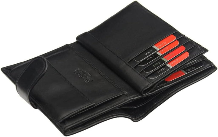 Pierre Cardin Cb Tilak26 331A RFID, Herren Geldbörse, Naturleder, 10 Kartenfächer, Münz- und Geldsch