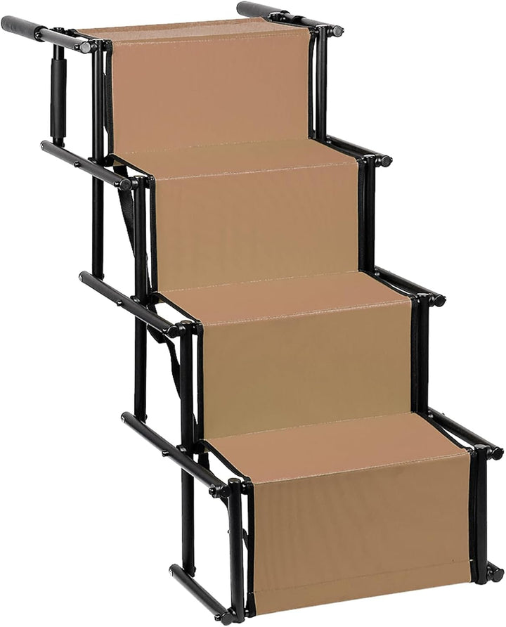 Homewell Hunderampe Auto Klappbar - Bis 70 kg Belastbar - Leicht zu Lagern - Treppe für Hunde mit Ve