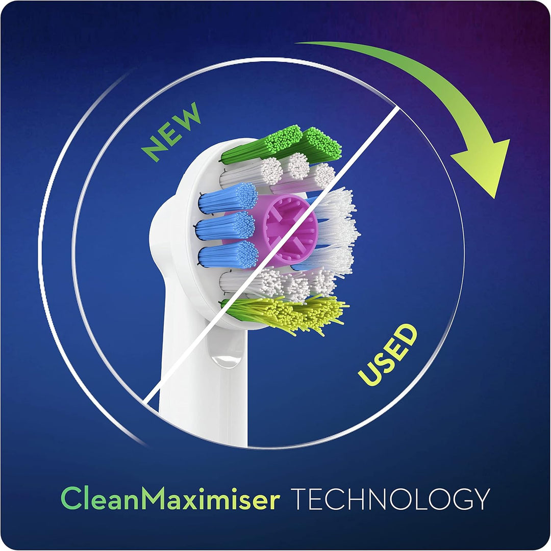 Oral-B 3D White, b眉rsten f眉r elektrische Zahnb眉rste mit CleanMaximiser-Technologie, 4 St眉ck. Weiss 4