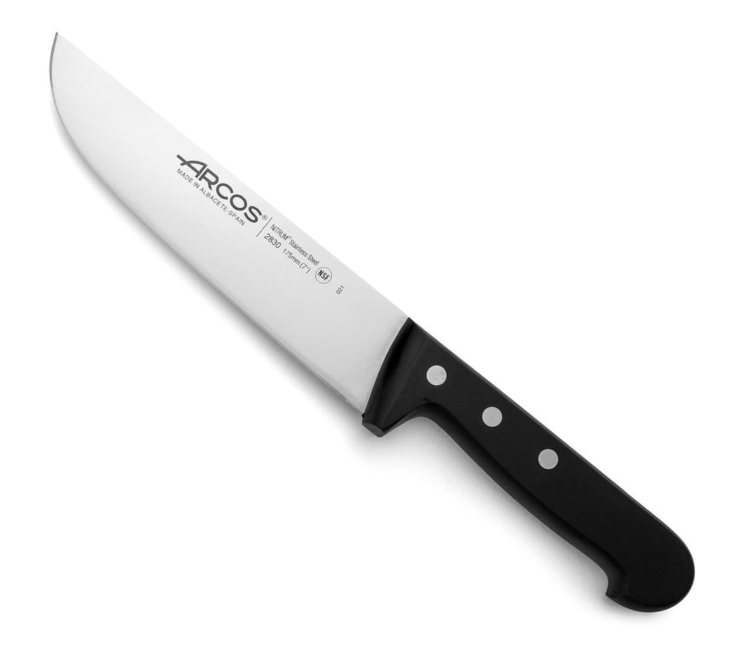 Arcos Serie Universal - Metzgermesser - Klinge Nitrum Edelstahl 175 mm - HandGriff Polyoxymethylen (