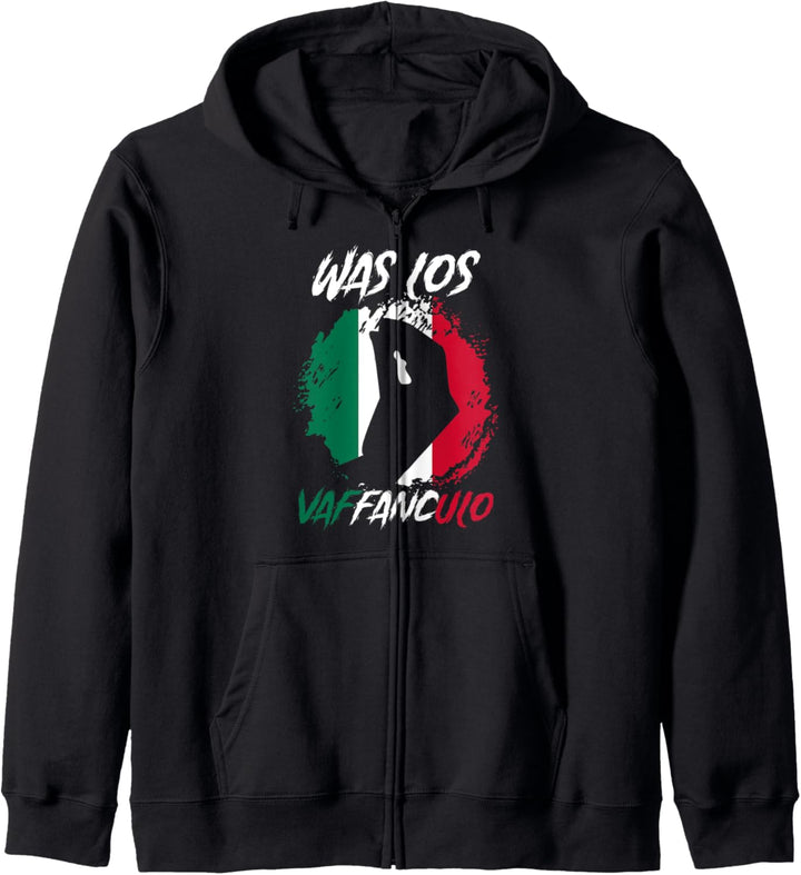 Vaffanculo Italienische Flagge Italien Kapuzenjacke