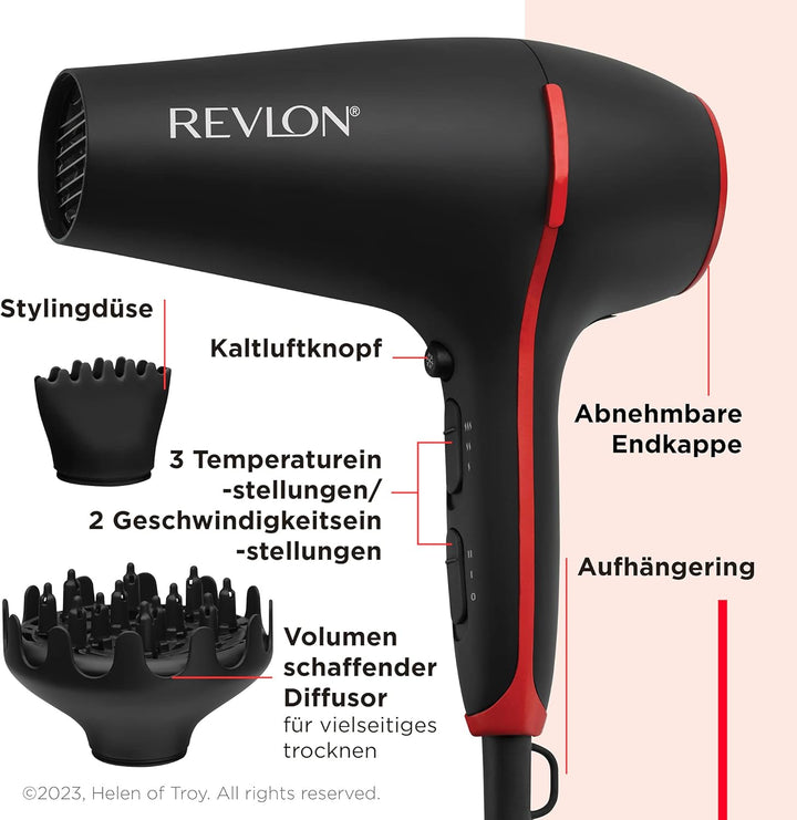 Revlon RVDR5229 Perfect Heat Frizz Fighter Haartrockner RVDR5317E, RVDR5317E