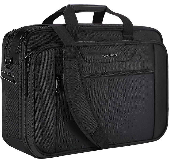 KROSER Laptop Tasche XXL 18,5 Zoll Schultertaschen Business Aktentasche Passt Bis Zu 18 Zoll Wassera
