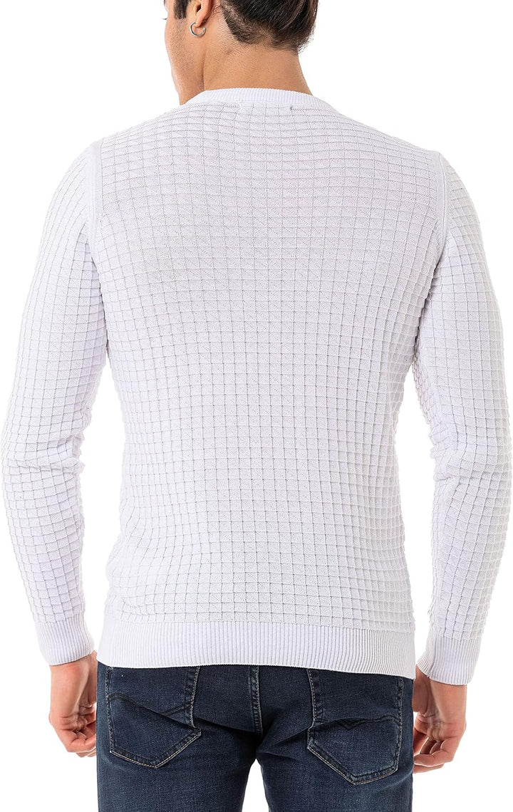 Red Bridge Herren Strickpullover Pullover L Weiss, L Weiss