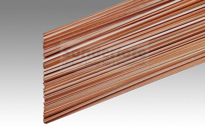 Kupferhartlot, Kupfer-Phosphor-Hartlot mit 5% Silberanteil, CP104, CuP 281, L-Ag5P Abm. 2,0 x 500mm
