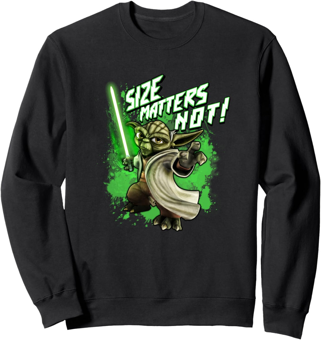 Star Wars: The Clone Wars Yoda Size Matters Not Sweatshirt