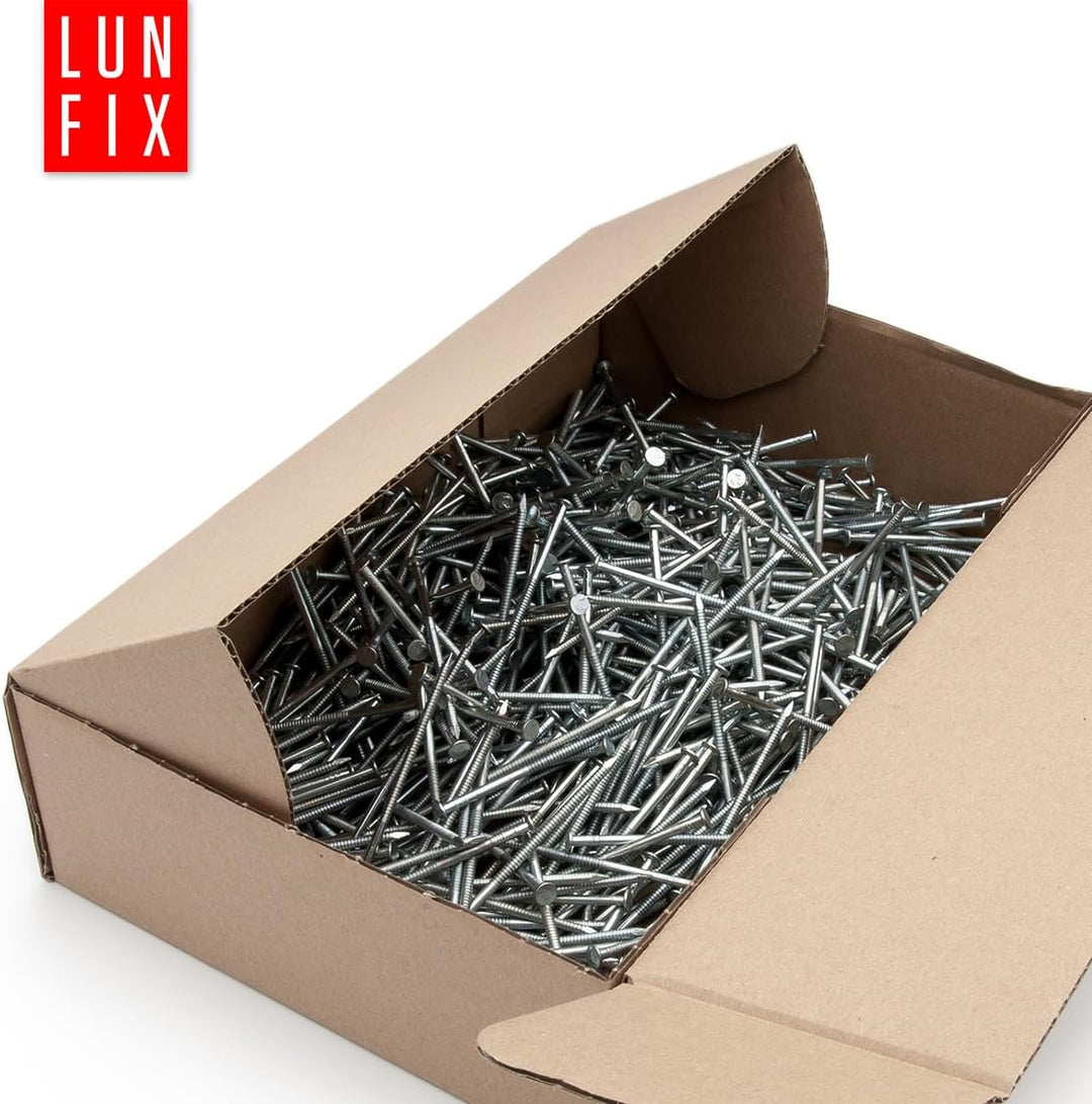 Rillennägel 3,1 x 90 mm verzinkt 5kg ca. 735 Stk Flachkopf | Baunägel Holznägel, Rillenschaft, Holzb