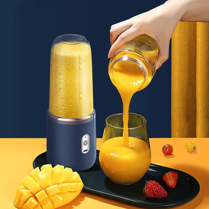 Irishom Mixer Smoothie Maker,tragbarer mixer,Smoothie Maker to Go mit 2x450ml Flaschen,Geeignet für