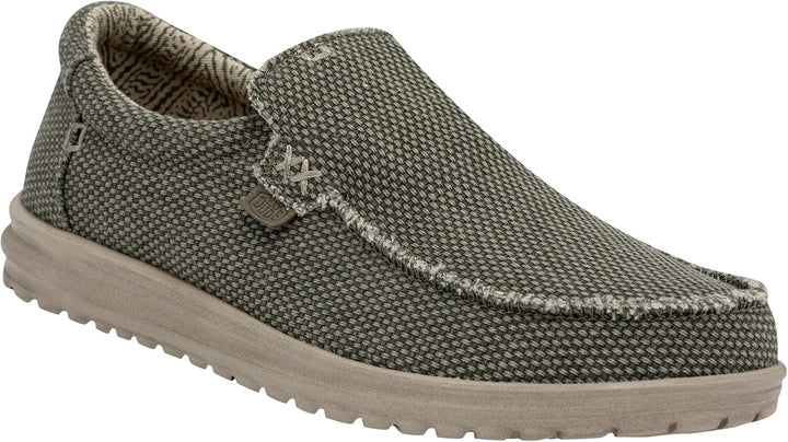 HEYDUDE - Mikka Braided Herren - Slip on Schuhe - Mokassin Stil 38 EU Army, 38 EU Army