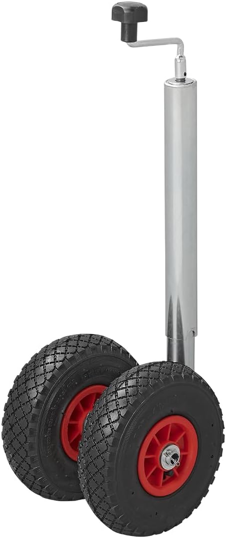 ProPlus Zwillingsrad Doppelstützrad Anhänger Bugrad Anhängerstützrad Deichsel Rad Reifen Single, Sin