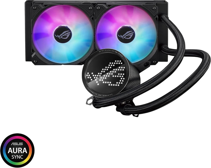 ASUS ROG Ryuo III 240 RGB All-in-One-Flüssig-CPU-Kühler (2x adressierbare 120 mm ARGB Radiatorlüfter