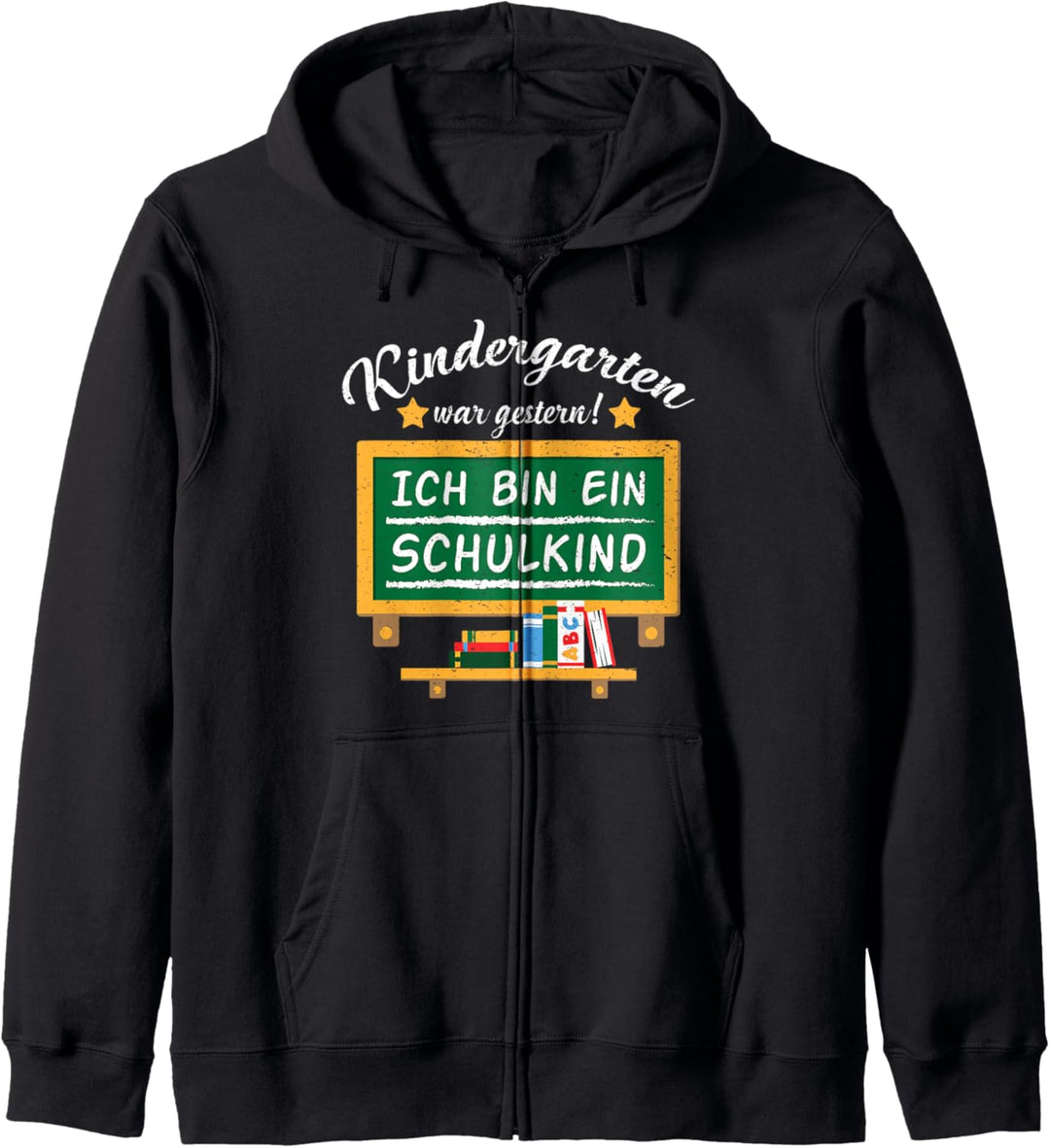 Kindergarten War Gestern Schulkind Einschulung Schulanfang Kapuzenjacke