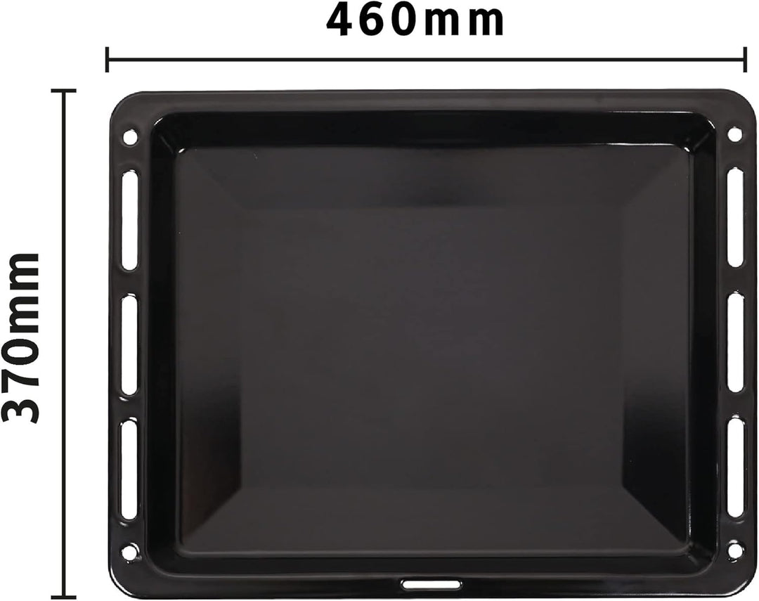 ICQN 465 x 370 x 30 und 60 mm Backblech Set & 460 x 370 x 30 mm Backblech Set, Passend für Bosch Nef