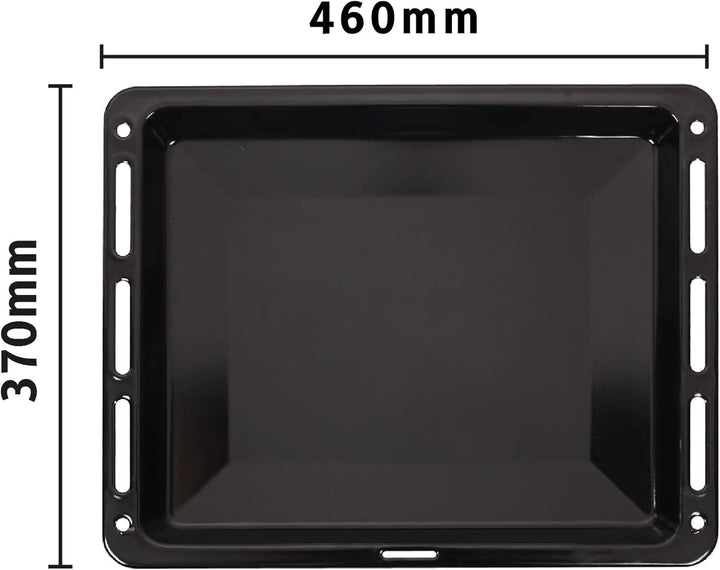 ICQN 465 x 370 x 30 und 60 mm Backblech Set & 460 x 370 x 30 mm Backblech Set, Passend für Bosch Nef