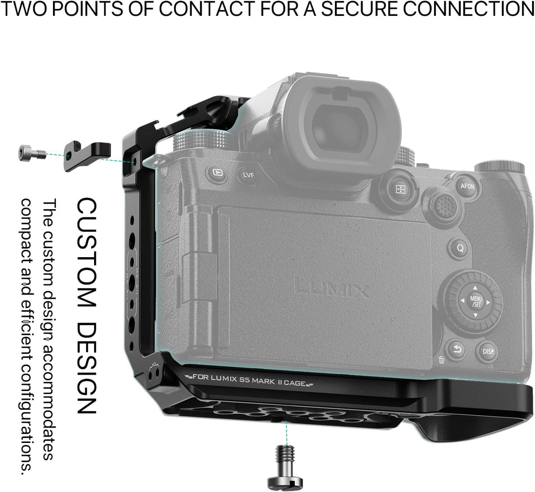 Tilta Half Camera Cage Kompatibel mit Lumix S5 II/S5 IIX/G9 II Filmmaking Kit mit HDMI USB-C Kabelkl