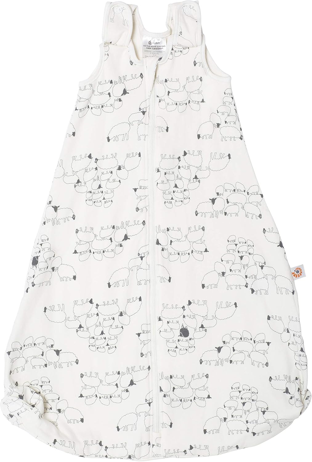 Ergobaby Ganzjahres Baby-Schlafsack mit Füssen Gurtschlitz 6-18 Monate Baumwolle TOG 1 Sommer Winter