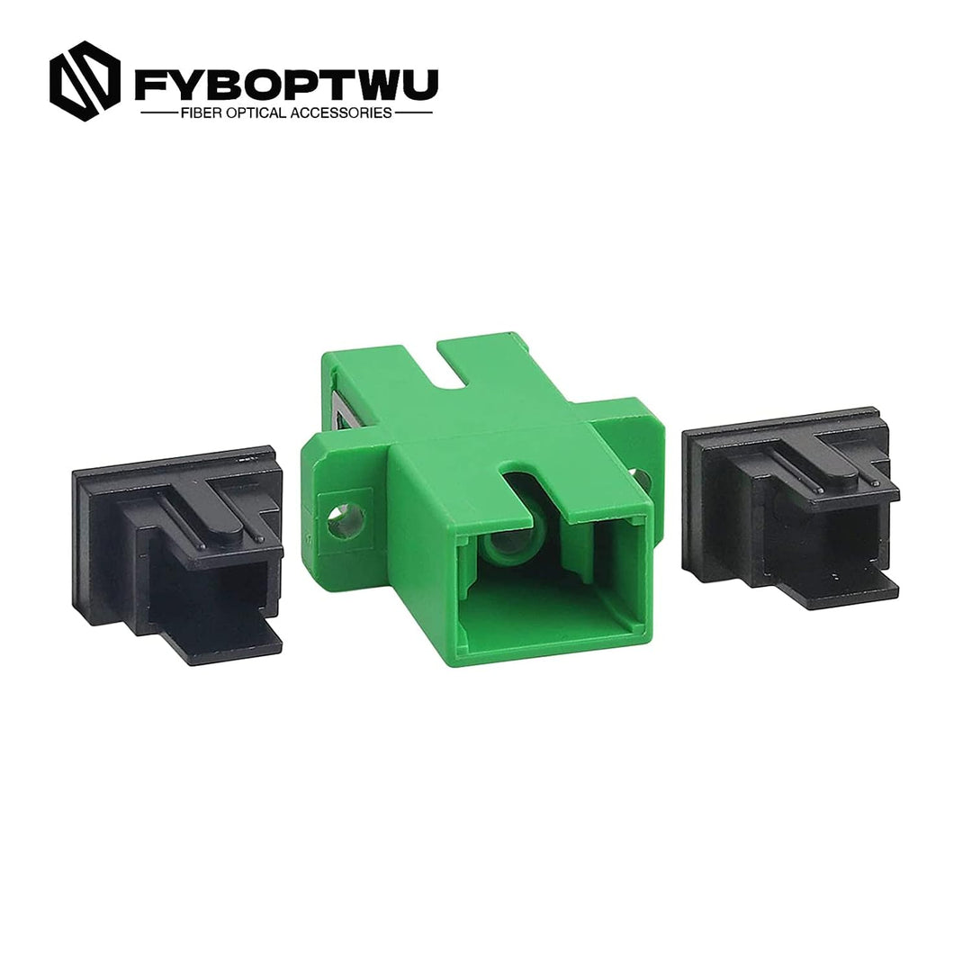 25 Stück SC Faser-Optik-Koppler SC Singlemode (SM) Simplex Faser-Optik-Adapter SC-Weiblich zu SC-Wei