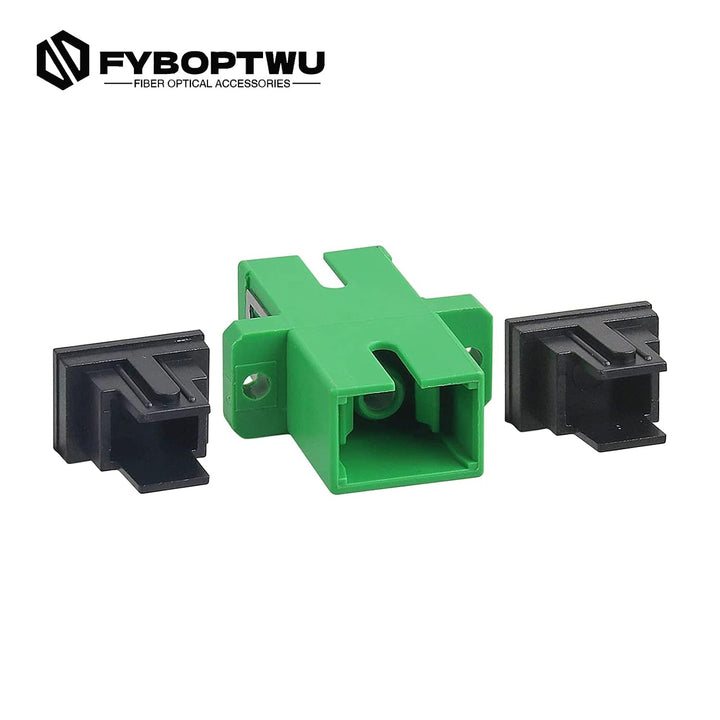 25 Stück SC Faser-Optik-Koppler SC Singlemode (SM) Simplex Faser-Optik-Adapter SC-Weiblich zu SC-Wei