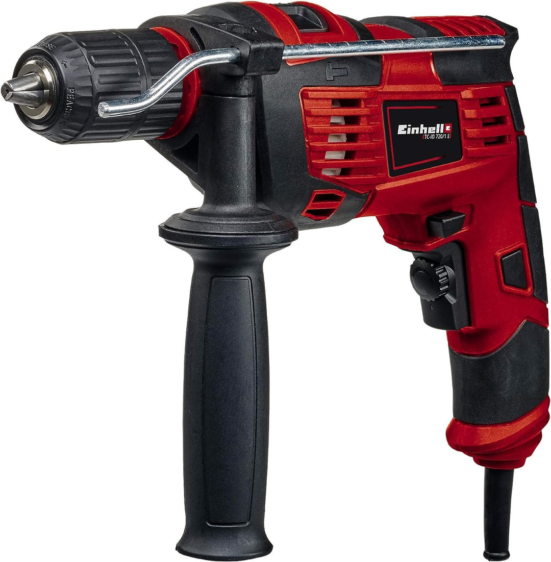 Einhell Schlagbohrmaschine TC-ID 720/1 E (Bohren/Schlagbohren, 13 mm-Schnellspannbohrfutter, Drehzah