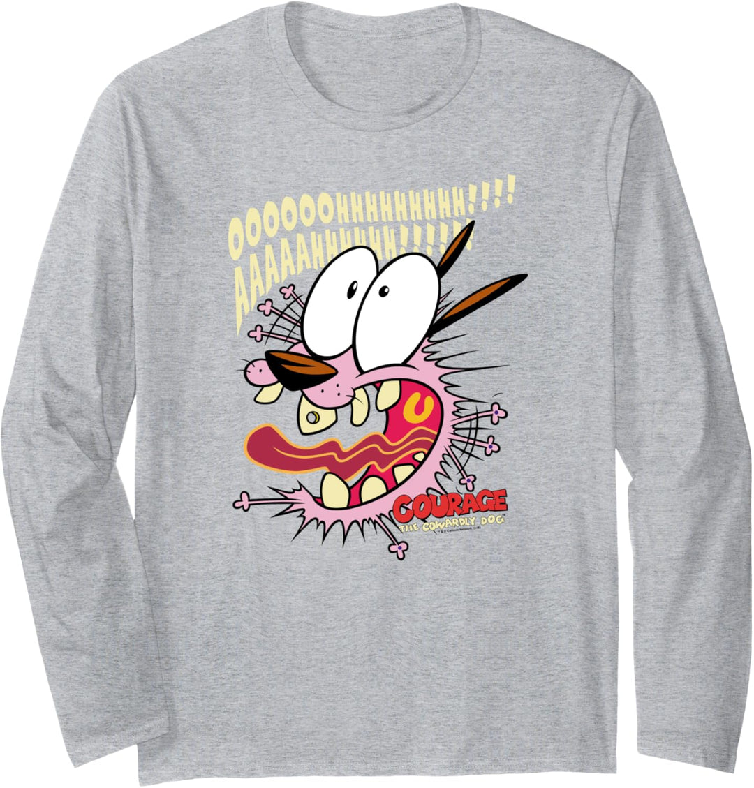 Courage the Cowardly Dog Scaredy Dog Langarmshirt