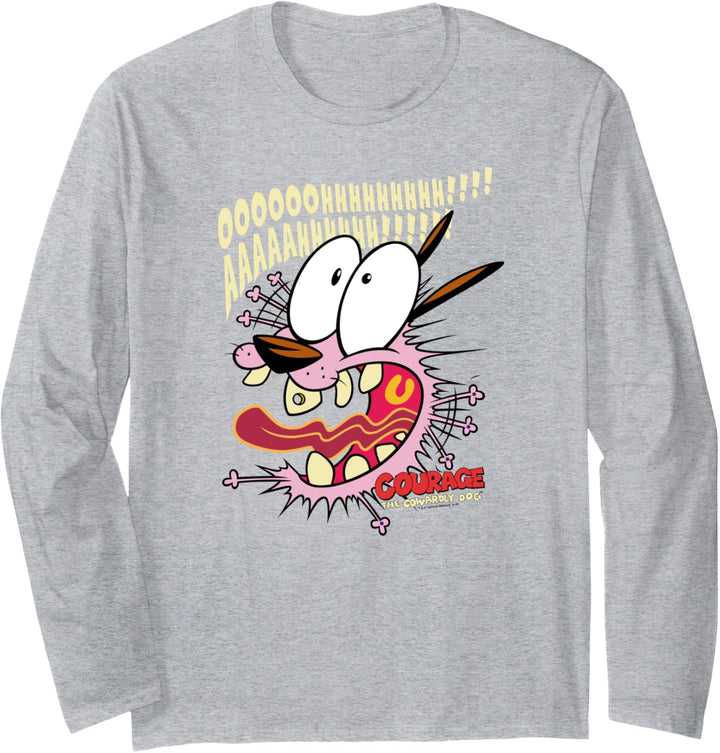 Courage the Cowardly Dog Scaredy Dog Langarmshirt