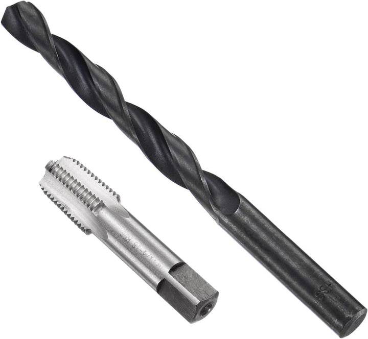 QUARKZMAN Gewindebohrer Set 1/4-18 NPT, Gewindeschneider- und Bohrer set, Gewindeschneidwerkzeug, 1/