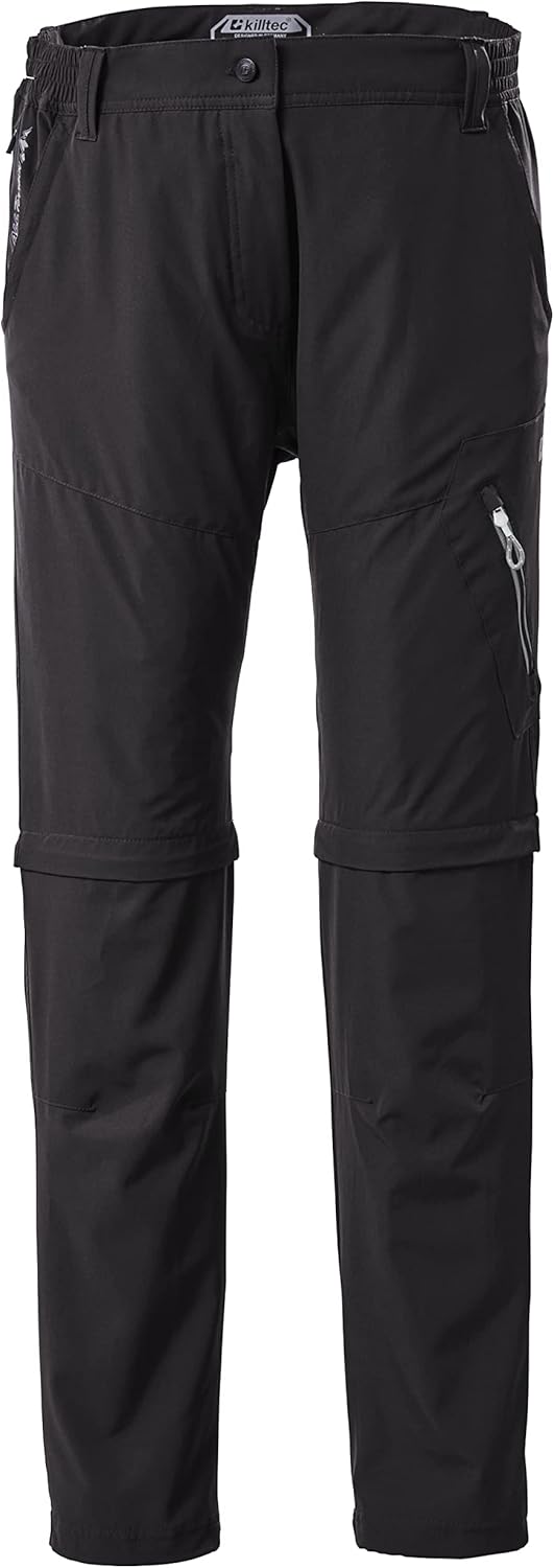 Killtec Damen Funktionshose mit abzippbaren Beinen, packbar Kos 12 Wmn Pnts 34 Dunkelanthra, 34 Dunk